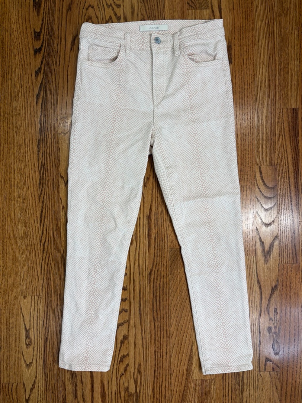 Joe's Jeans The Charlie High-Rise Skinny Crop Snake Print (28)